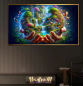 Preview: Diamond Painting Zwei Hände, im Regenwald 
